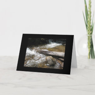 Carte de voeux Mountain Stream