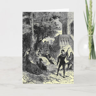 Carte de voeux Moyen Age