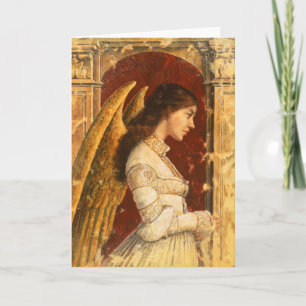 Carte de voeux murale pré-Raphaelite Angel