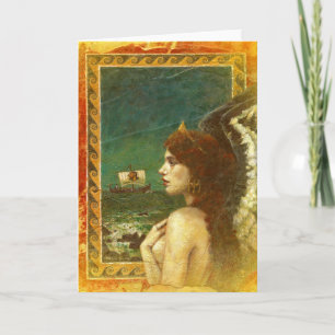 Carte de voeux murale Siren dépoli