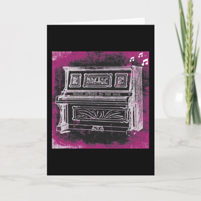 Carte de voeux Music Speed (Devant)