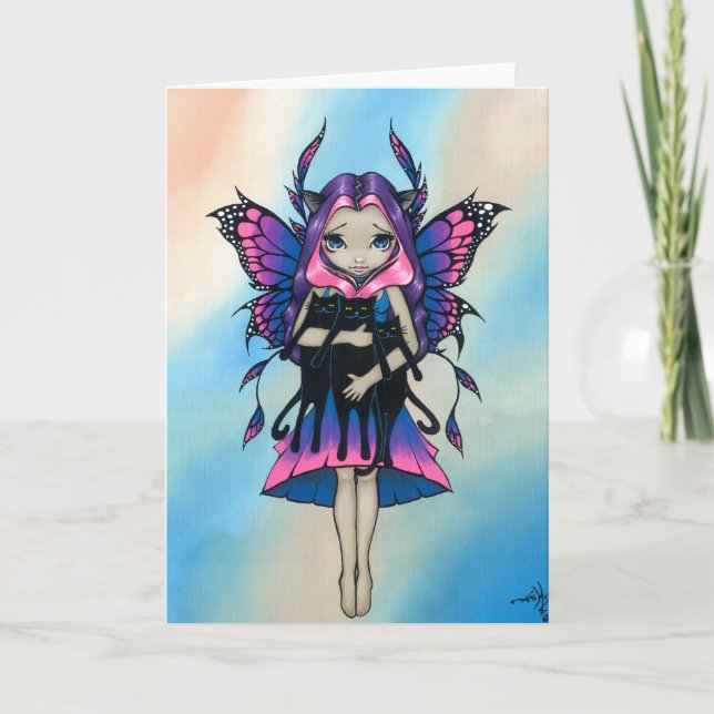 Carte de voeux "My Three Kitties" (Devant)