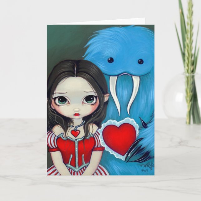 Carte de voeux "My Very Strange Valentine" (Devant)