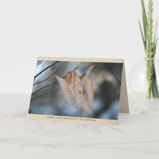 Carte de voeux Nature