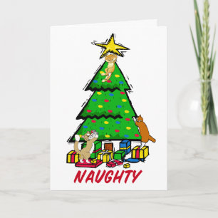 Carte de voeux Naughty Kitties