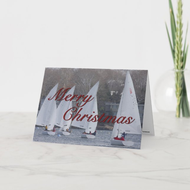 Carte de voeux nautique (Devant)