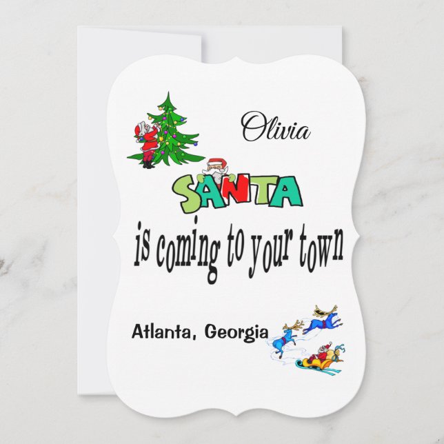 Carte de voeux Noël Joyeux vacances Appartement (Devant)
