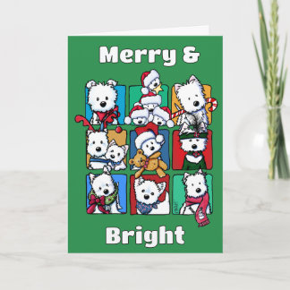 Carte de vœux Noël Westies