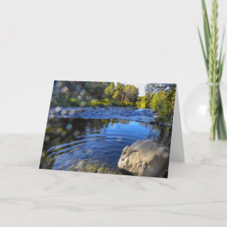 Carte de voeux NorCal Nature : Carte d'étincelle d