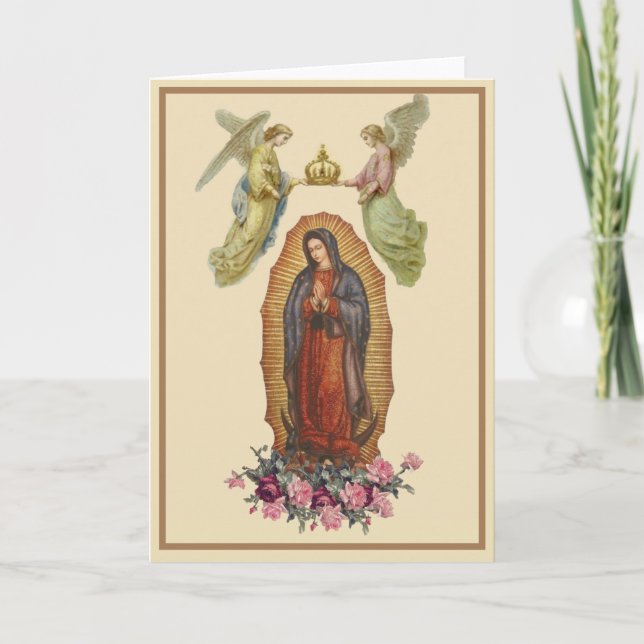 Carte de voeux Notre-Dame de Guadalupe (Devant)