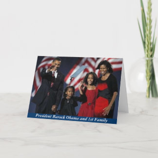 Carte de voeux Obama 44ème famille