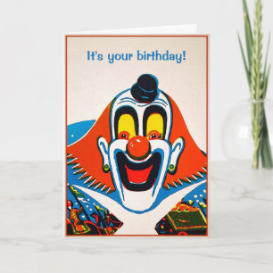 Carte de voeux Odd Clown personnalisable