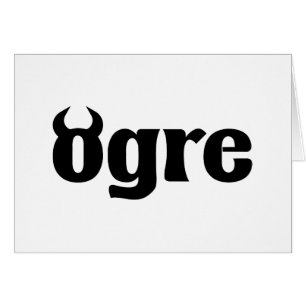 Carte de voeux Ogre