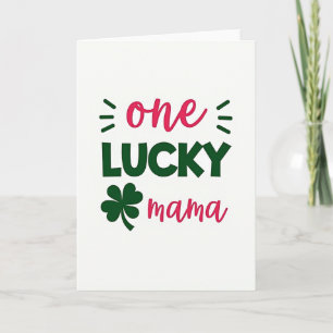 Carte de vœux One Lucky Mama
