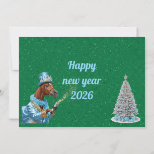 Carte de vœux optimiste pour le Nouvel An