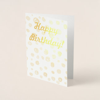 carte de voeux or happy anniversaire