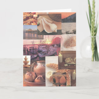 Carte de voeux orientée côtière