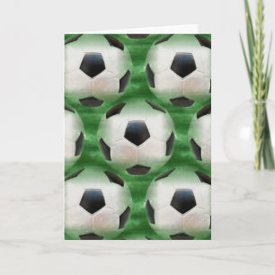 carte de voeux orientée du football