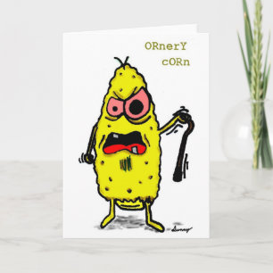Carte de voeux Ornery Corn
