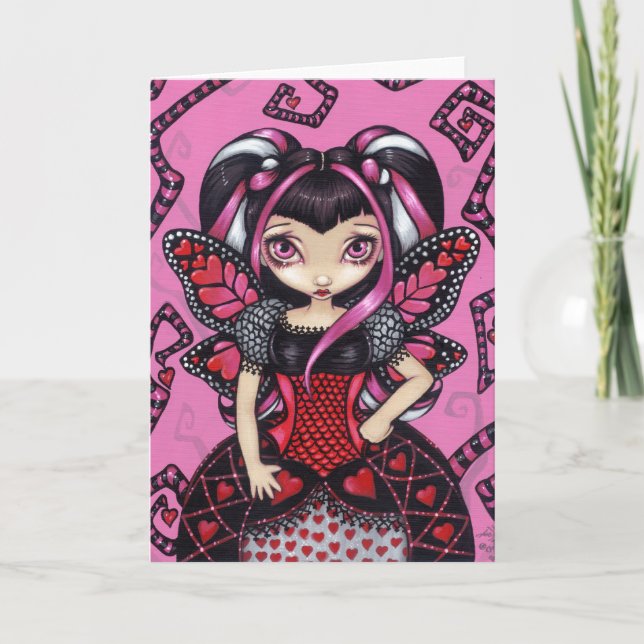 Carte de voeux "Où est ma Saint-Valentin" (Devant)