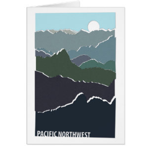 Carte de voeux Pacific Northwest