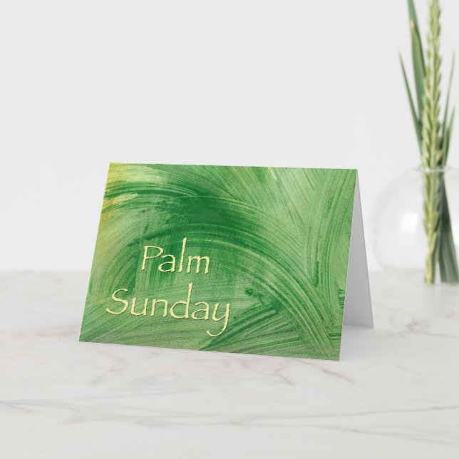 Carte de voeux Palm Sunday (Devant)