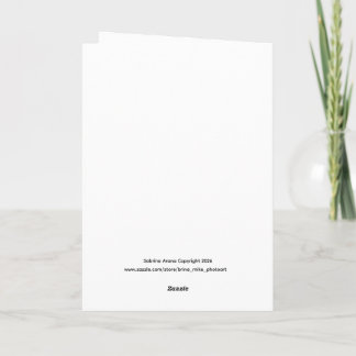 carte de voeux papillon swallowtail sur lantana