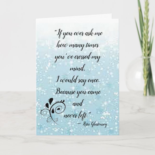 Carte de vœux "Parfait ensemble" (Devant)