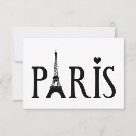 Carte de voeux Paris Graphique