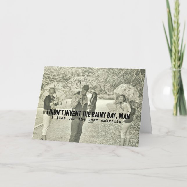 Carte de voeux PARTI PARTI PARTI PARTI (Devant)