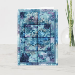 Carte de voeux Patchworks VIII