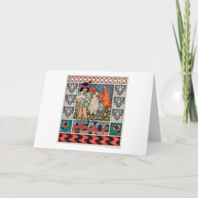 Carte de voeux PEACE (Devant)