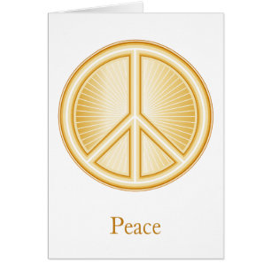 Carte de voeux Peace Mandala