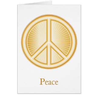 Carte de voeux Peace Mandala