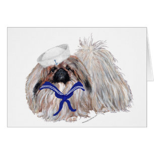 Carte de voeux Pekingese