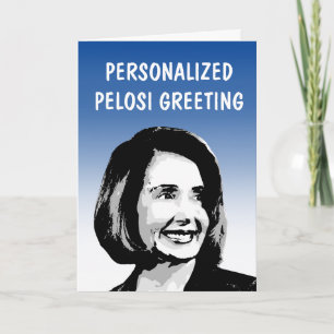 Carte de voeux Pelosi personnalisée