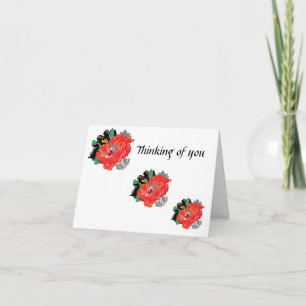 Carte de voeux Penser à vous