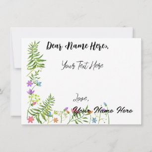 Carte de voeux personnalisée