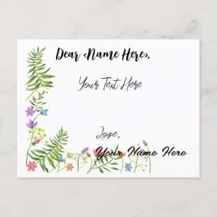 Carte de voeux personnalisée