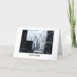 Carte de voeux personnalisée à partir de New York