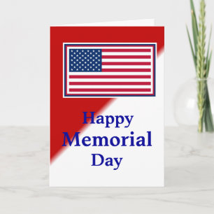 Carte de voeux personnalisée American Flag