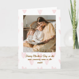 Carte de vœux personnalisée avec photo pour la fêt