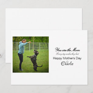 carte de voeux personnalisée de la meilleure maman