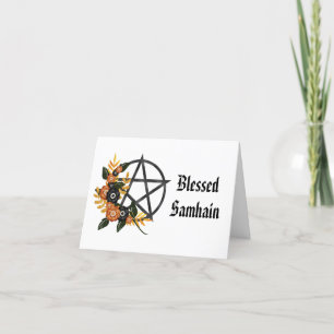 Carte de vœux personnalisée de Samain