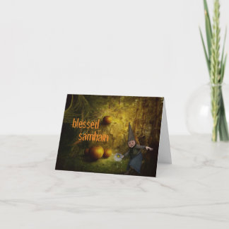 Carte de vœux personnalisée de samhain
