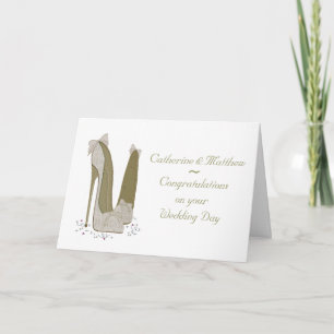 Carte de voeux personnalisée le jour du mariage