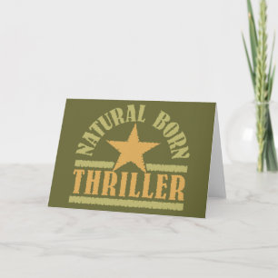 Carte de voeux personnalisée Natural Born Thriller