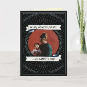 Carte de vœux personnalisée pour la fête des pères