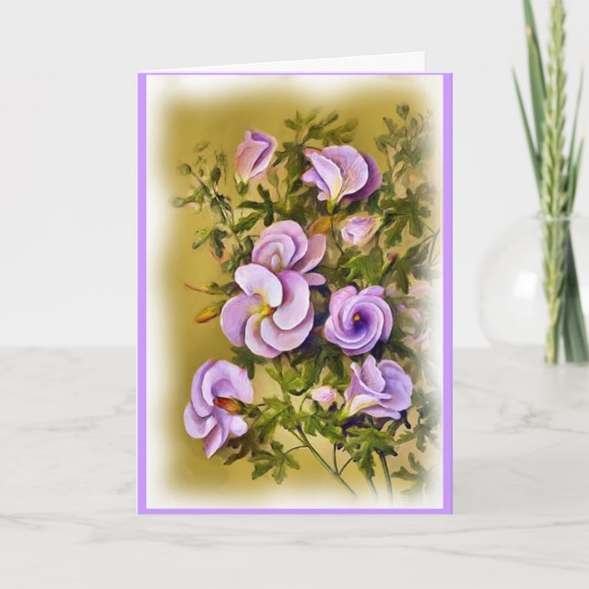 Carte de voeux personnalisée pour l'anniversaire d (Devant)