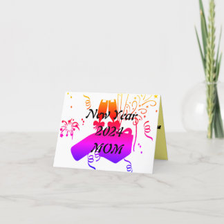 Carte de voeux personnalisée pour le Nouvel An